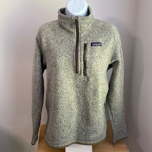 PATAGONIA 1/4 zip Better Sweater Size Medium